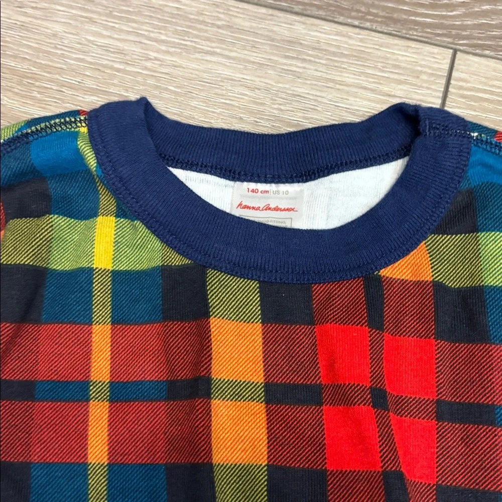 Hanna Andersson Multicolor Striped pajamas size 10